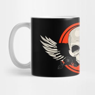 Wing Skull - ORANGE Mug